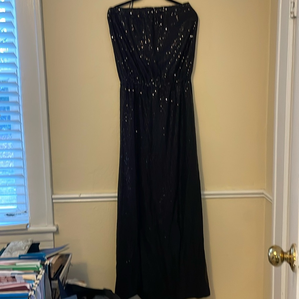 Tibi women’s strapless sequin maxi dress Sz S.  NWT